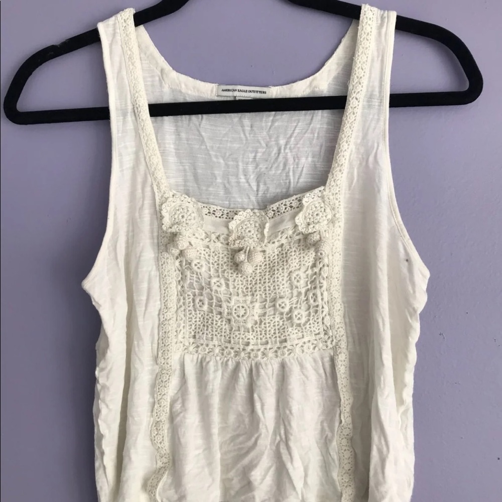 American Eagle Crop Tank Top